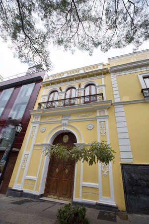 historical house in downtown caracas, venezuelaのeditorial素材