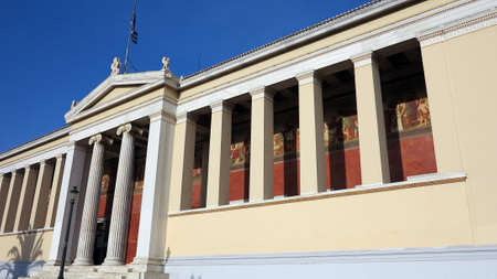 classical building in athens, greeceのeditorial素材