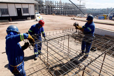 View of civil construction in Sao Paulo, Brazil