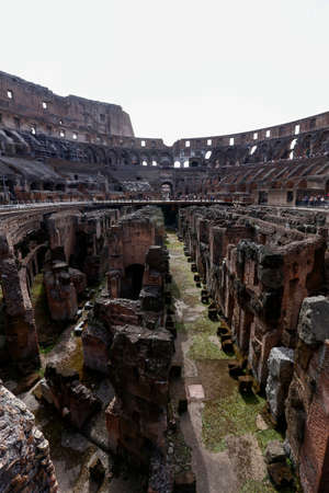 Rome, Italy - may 25, 2016 : People are visiting Colosseum. Colosseum the most well-known and...