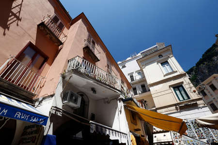 view of city of amalfi in italyのeditorial素材