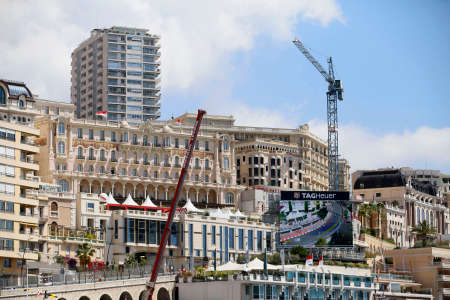MONTE CARLO, MONACO, EUROPE - MAY 23, 2014 - view of monte carlo in formule 3 raceのeditorial素材
