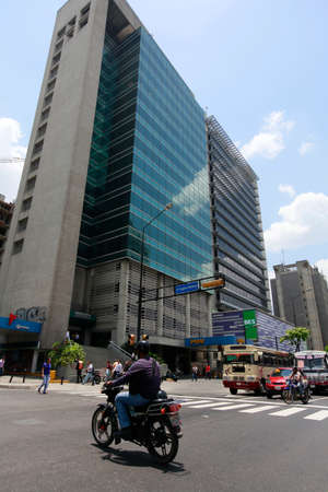 CARACAS, VENEZUELA - MAY 06, 2014 - cityscape downtown of caracasのeditorial素材