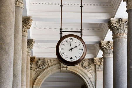 Mill Colonade, Neo-Renaissance structure with Corinthian columns in spa Karlovy Vary in Czech Republicのeditorial素材