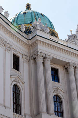 Vienna Hofburg Imperial Palace at day, Austriaのeditorial素材