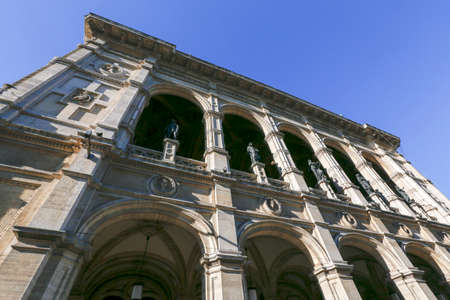 Facade of Vienna State Opera Houseのeditorial素材