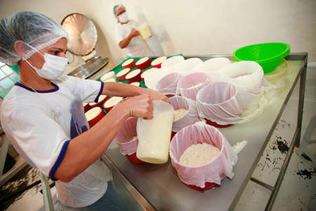 Serra da Canastra, Minas Gerais, Brazil - may 01, 2010 - family factory of the traditional and...