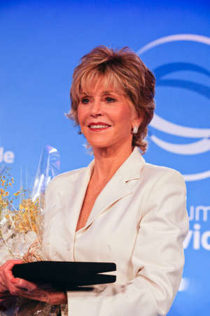 Sao Paulo, Brazil - nov 27, 2012 - Jane Fonda, actress during press conference on longevity forumのeditorial素材