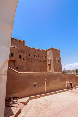 Kasbah Taourirt, former fortress palace mud-built in the village of Ouarzazate. It is dubbed the...