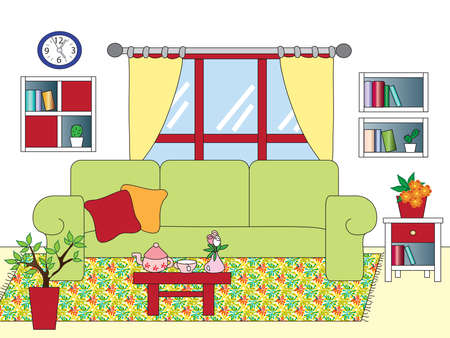 interior living roomの写真素材