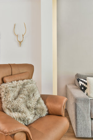 Interior of luxury and beautiful living roomの写真素材