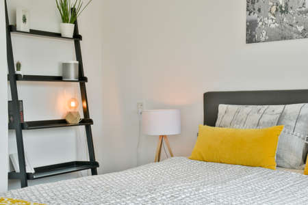 Luxury bedroom of house in beautiful designの写真素材