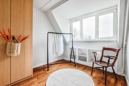 Cozy interior design of a modern houseの写真素材