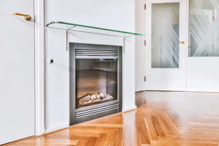 A cozy and spacious empty room in a luxury house