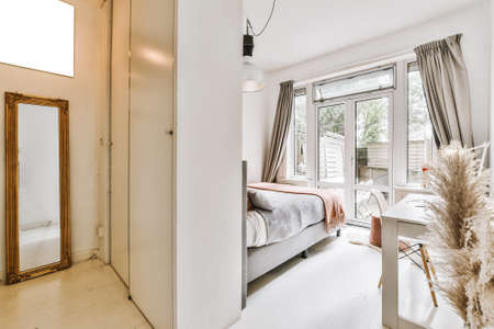 Luxury bedroom of house in beautiful design