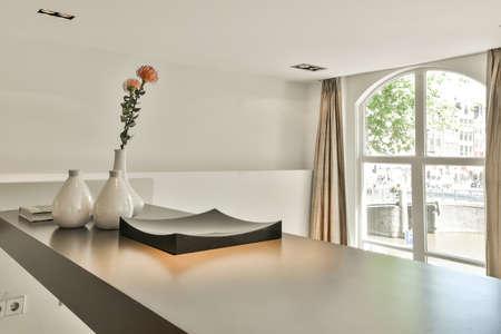 Luxury interior design of a modern houseの写真素材