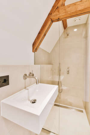 Beautiful and elegant bathroom interior design photo