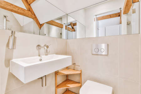 Beautiful and elegant bathroom interior design photo