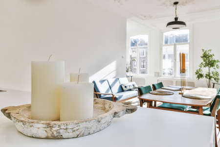 A cozy and spacious room in a luxury house