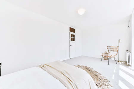 Luxury bedroom of house in beautiful design
