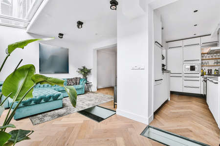 Luxury and beautiful living room interior designの写真素材