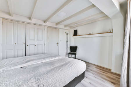 Luxury bedroom of house in beautiful design