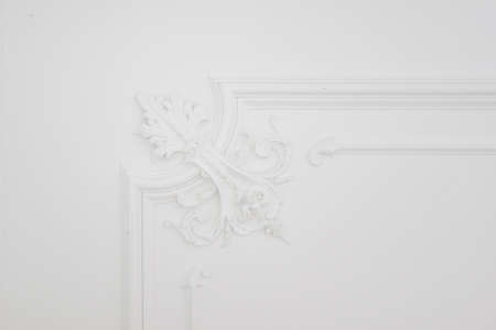 A cozy and spacious room in a luxury houseの写真素材