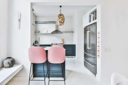 Luxury and beautiful dining room interior designの写真素材