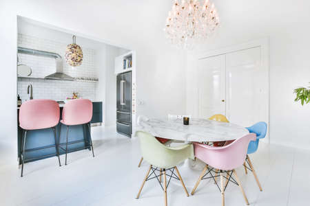 Luxury and beautiful dining room interior design