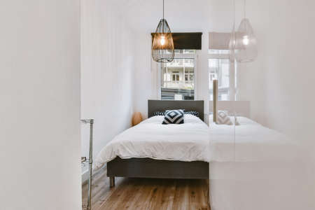 Luxury bedroom of house in beautiful design