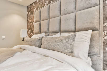 Luxury bedroom of house in beautiful design