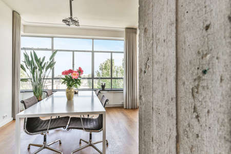 Luxury and beautiful dining room interior designの写真素材