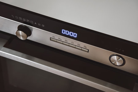 Close up of stylish oven in a kitchen