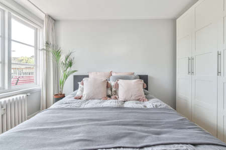 Luxury bedroom of house in beautiful designの写真素材