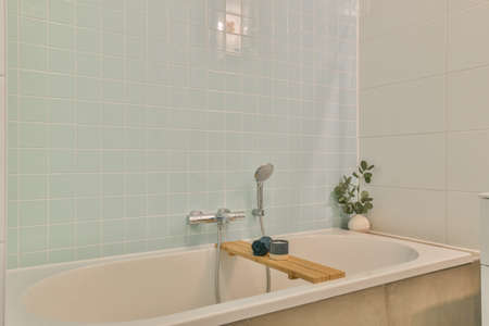 Interior design of beautiful and elegant bathroomの写真素材