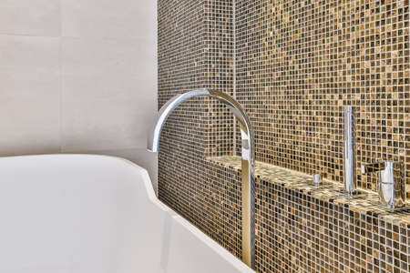 Interior design of beautiful and elegant bathroomの写真素材