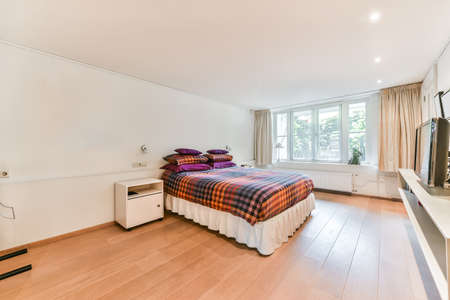 Luxury bedroom of house in beautiful designの写真素材