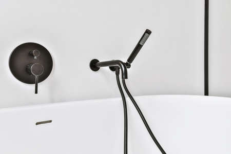 Interior design of beautiful and elegant bathroomの写真素材