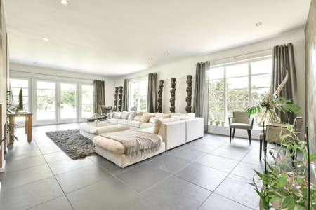 Luxury and beautiful living room interior design