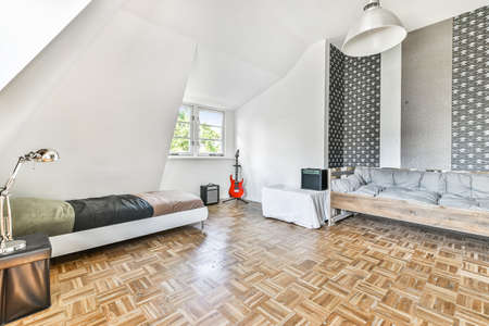 Bright interior design of a luxury house