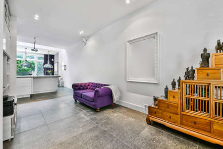 Bright interior design of a luxury house