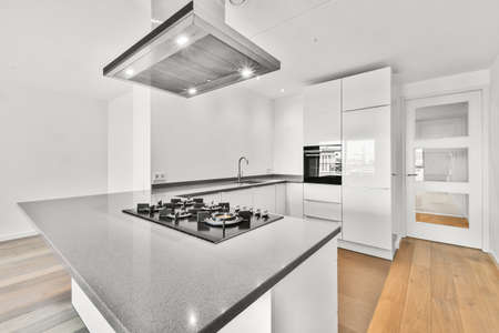 Interior of a beautiful kitchen of an elite house