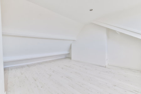 A cozy and bright room in a luxury houseの写真素材