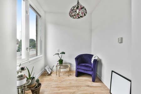 Luxury interior design of a modern houseの写真素材