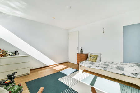 Luxury interior design of a modern childrens room