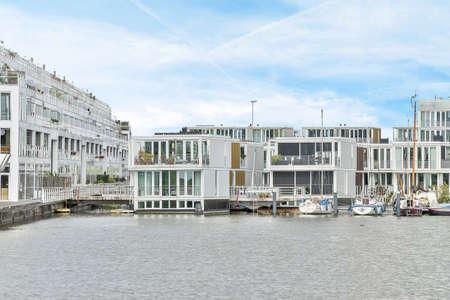 Nice view of big luxury residential building