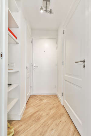 A cozy and bright room in a luxury houseの写真素材