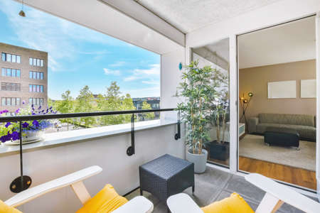 Luxury interior design of a modern houseの写真素材