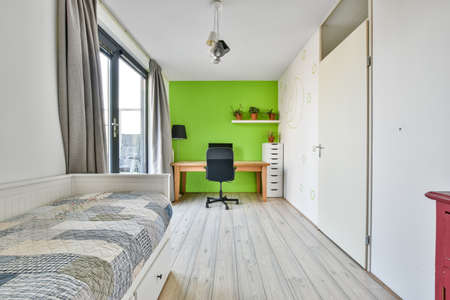 Bright interior design of a luxury houseの写真素材