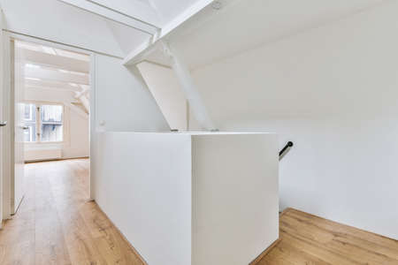 Bright interior design of a luxury houseの写真素材